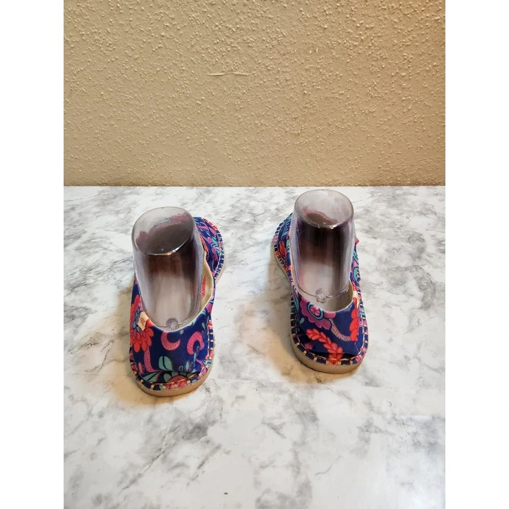 Havaianas‎ Womens 7 Blue Floral Espadrille Slip On Liberty London Paisley Shoes